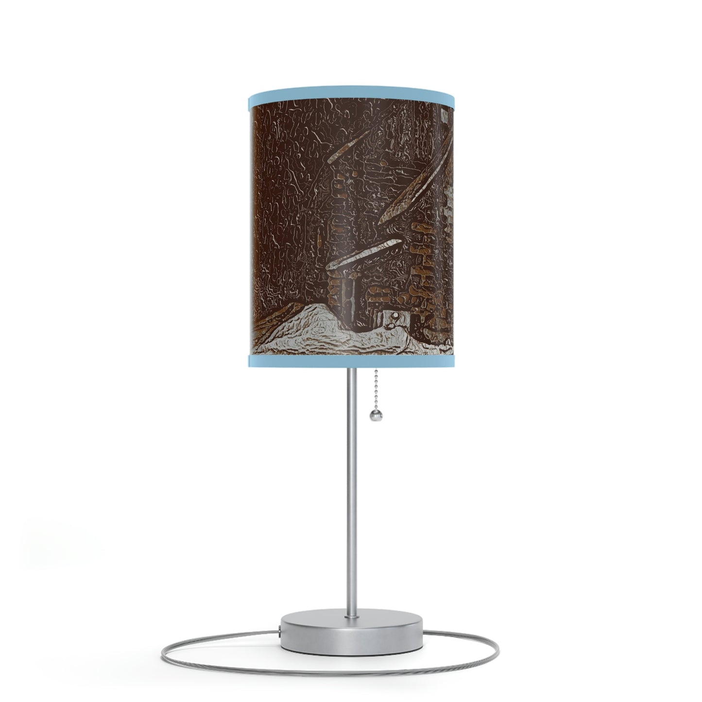 Lamp on a Stand, US|CA plug ... "A Bit Of Illumination For Your Cabin, Trailer, Boat-Yacht, RV, Home, Or Tiny-Home".