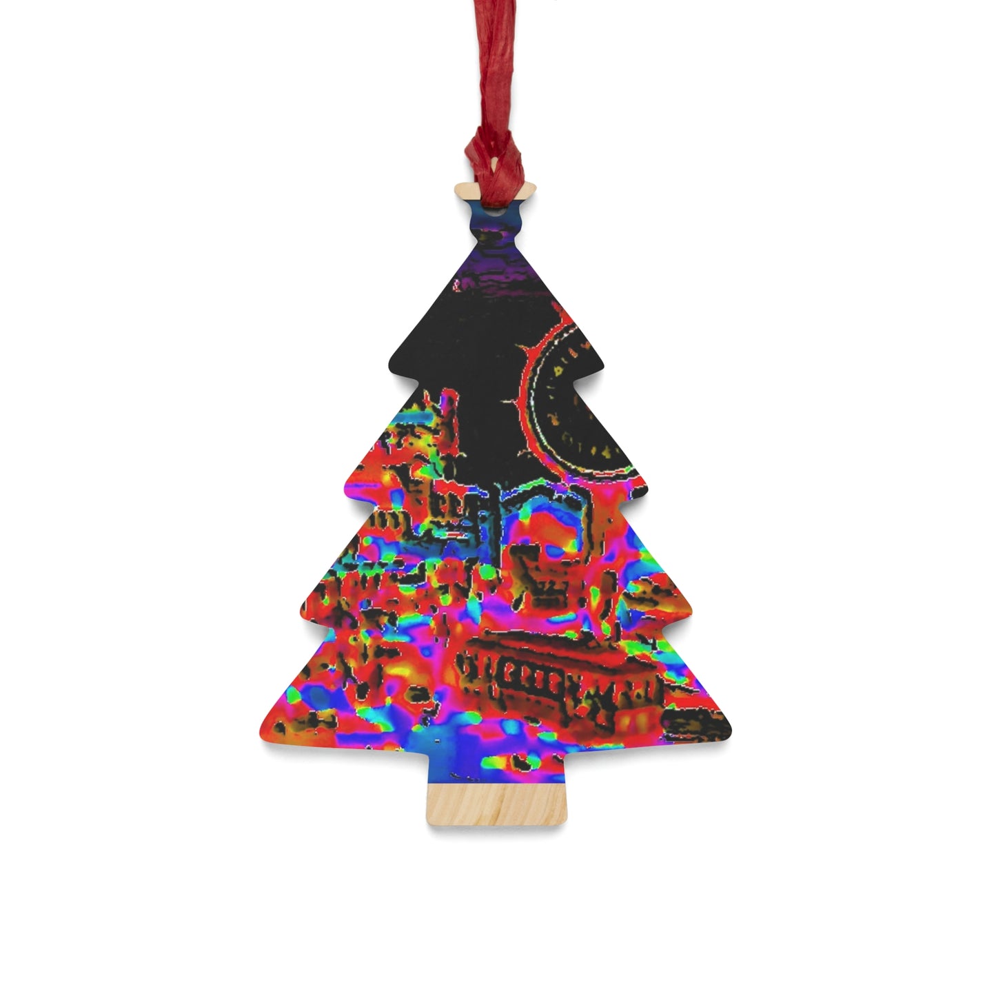 Wooden Ornaments ... "No.9 Fishermen's Grotto - Fishermen's Wharf, SF, California" ... Family Archives: 1970's ... Original Works ...