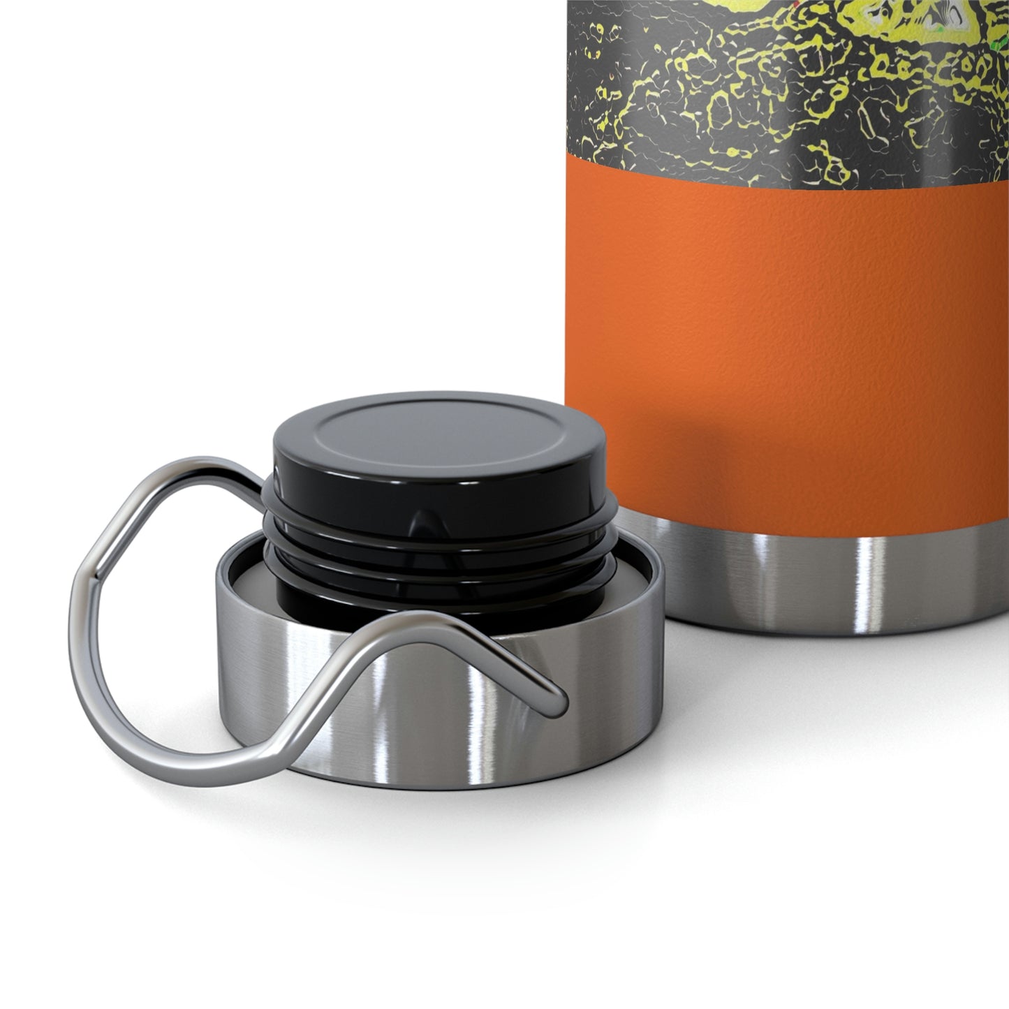 Copper Vacuum Insulated Bottle, 22oz ... "Snow Vehicle In Snow Storm At-Rest" ... Circa 12Mar23 ... Central Idaho ... 18-Hours Rendering Time: Original Works ...