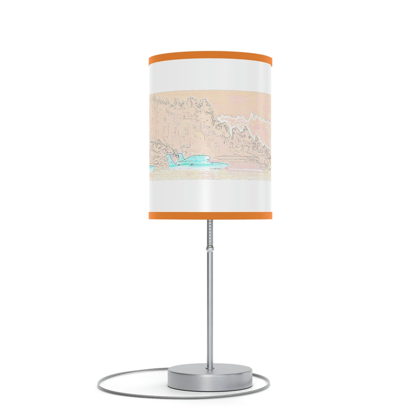 Lamp on a Stand, US|CA plug ... Seattle Columbia Cup On Lake Washington ... "Dave Wilcox Heads For The Win" ... Associate Gift-Photo ... Original Works ...