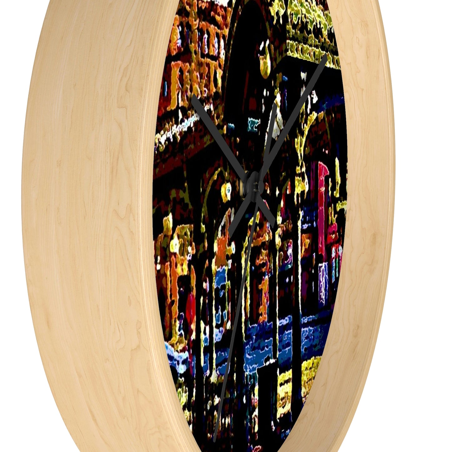 Wall clock ... A Very Fine Place To Meet ... To Catch The Bus ... 'To Find A Friend' .. Just-To-Hangout ... Dr FJHolt Base Photo ... Original Works ...