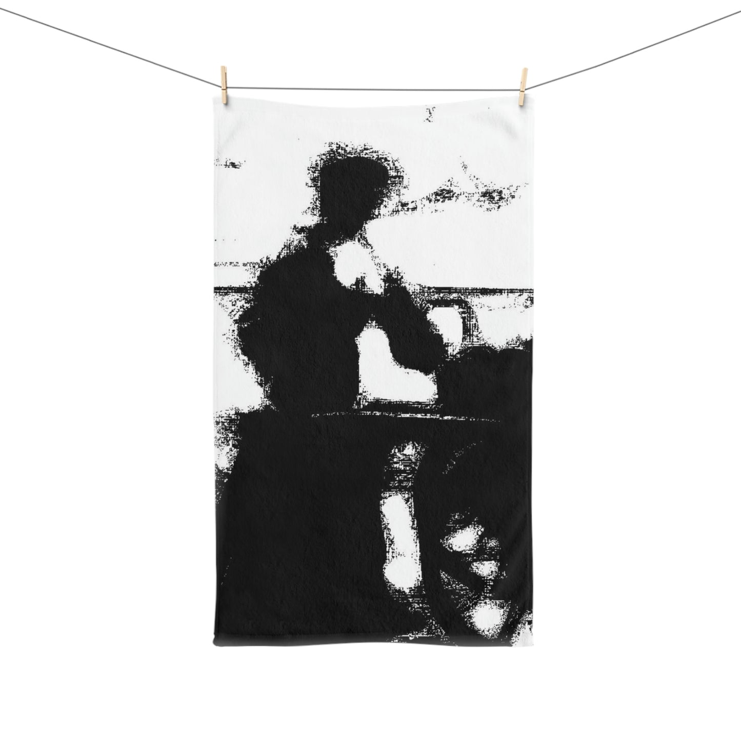 Hand Towel ... Dublin's "Molly Malone Along Grafton Street" ... Cryin' Cockels & Muscles Alive-Alive-Oh ... Circa 2003 ... Original Works ...