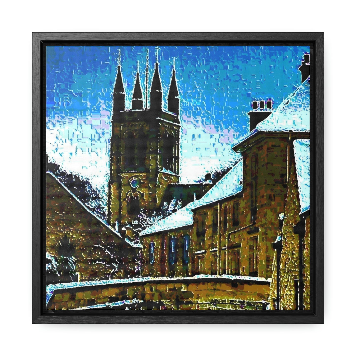 Gallery Canvas Wraps, Square Frame ... Walikng The Streets & Alleys ... 'Strolling The Canals ... '  ... Original Works  ...