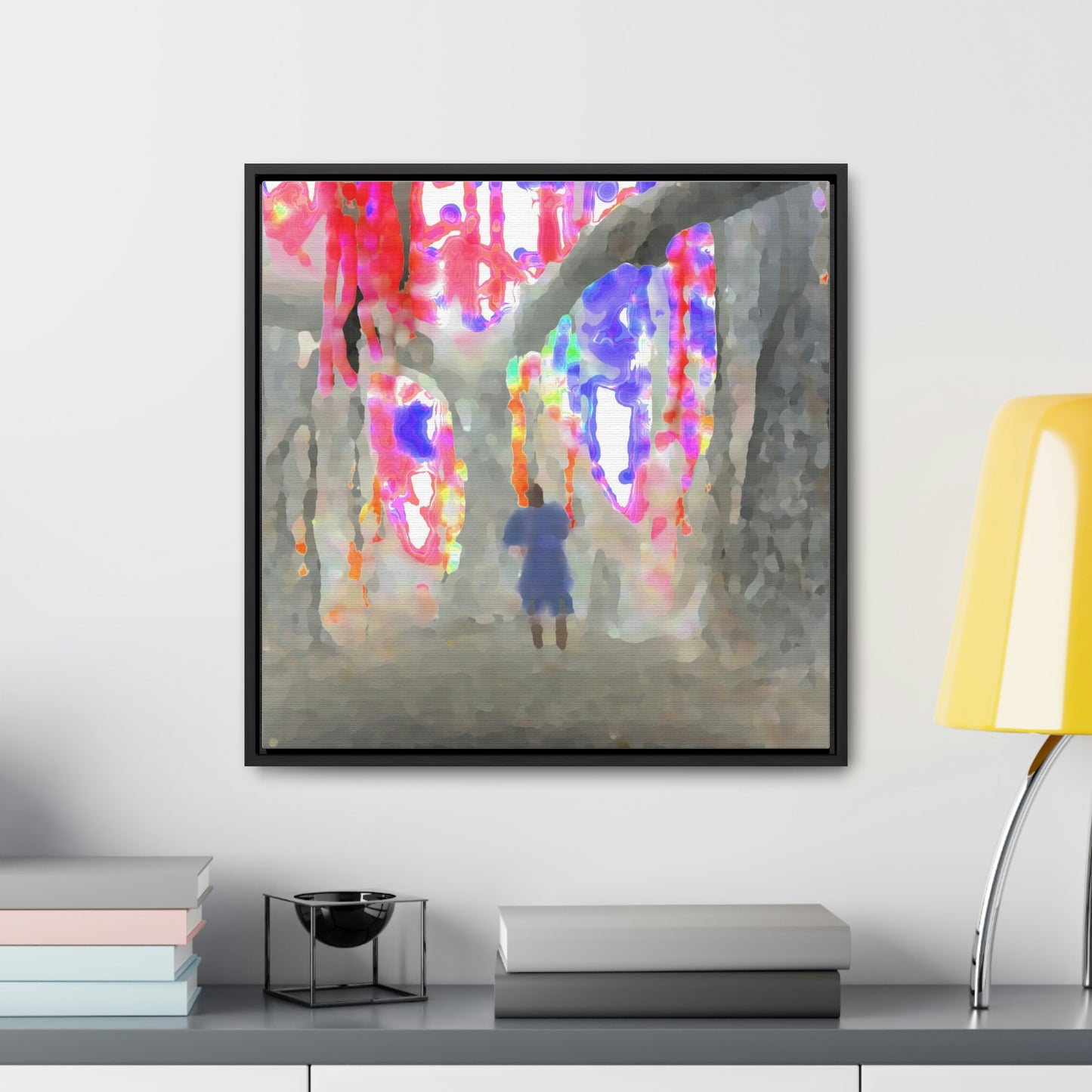 Gallery Canvas Wraps, Square Frame ... 'More' ... Jesuit Philosophy ... "In The Polynesian Banyans ..."