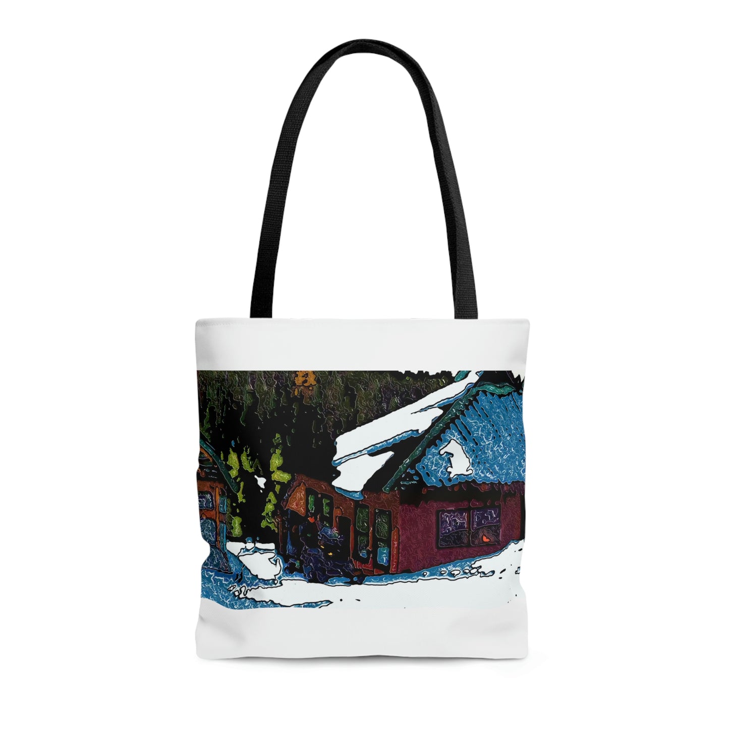 AOP Tote Bag ... "A Wonderful Shoulder Bag ... A Sturdy Shoulder Bag ... 'For All Sorts Of Occasions - Including Snowmobiling!' ... "