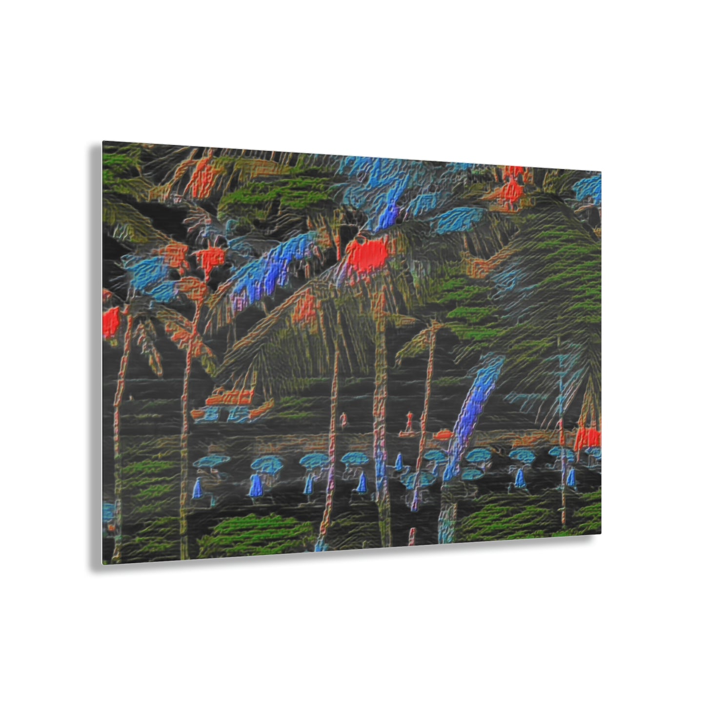 Acrylic Prints ... "The Royal Hawai'ian: Waikiki Beach_Beach" ... Honolulu, HI ... Ocotber 2014 (Halloween) ... Original Works ...