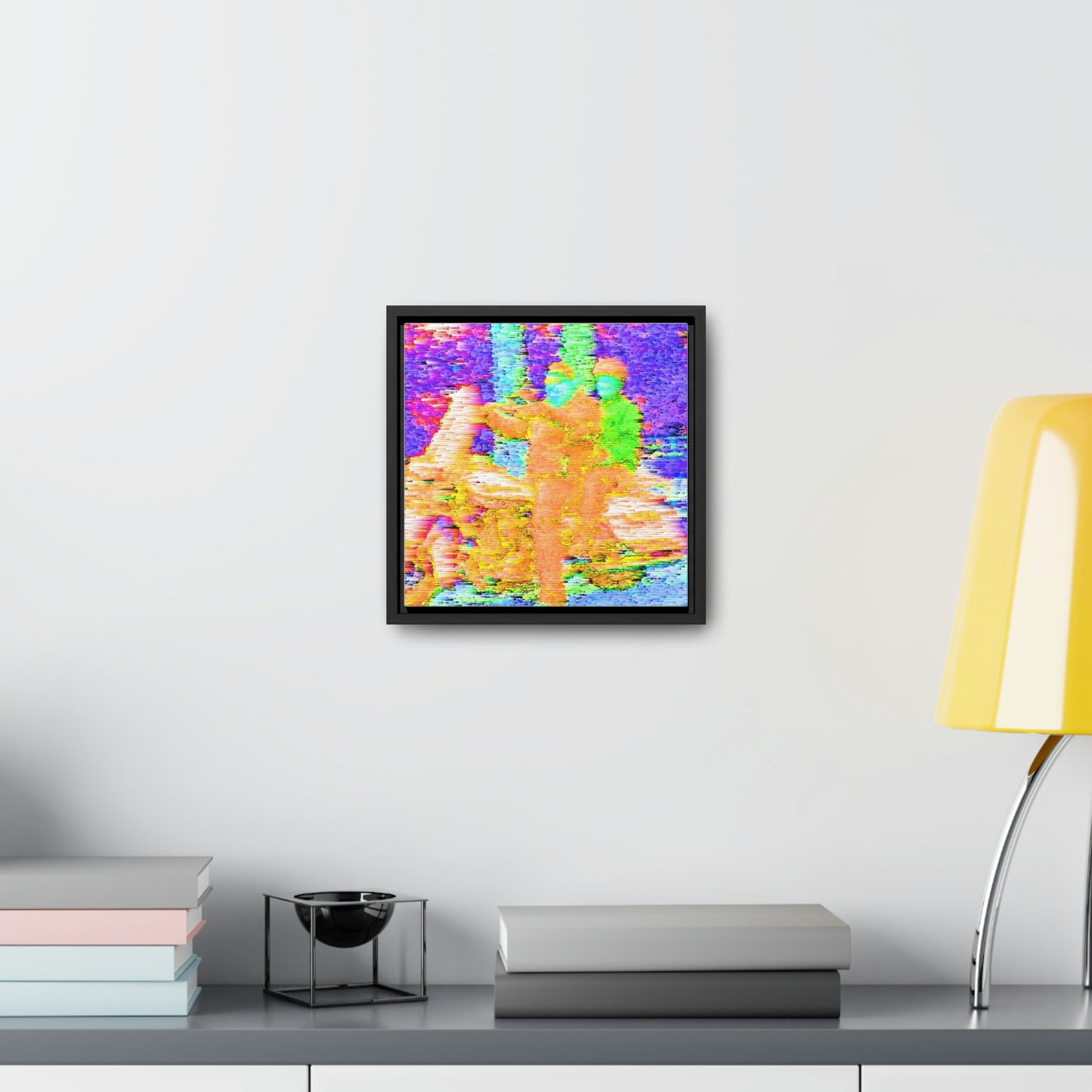 Gallery Canvas Wraps, Square Frame ...  "And 'I' Left His Dead A_s There By The Side-of-The-Road" ... Original Works ... (Grateful Dead: Me-And-My-Uncle)