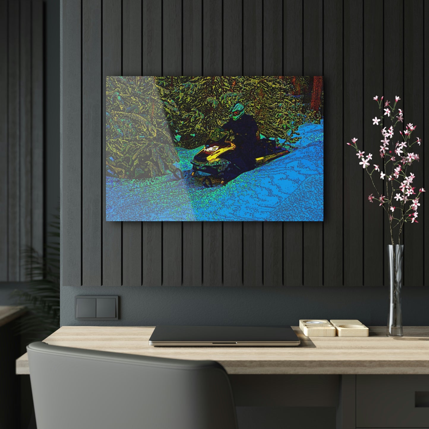 Acrylic Prints ... Yep ... "Another Day ... Riding Through The Wilderness ... " ... February 2023 ... Original Works ...