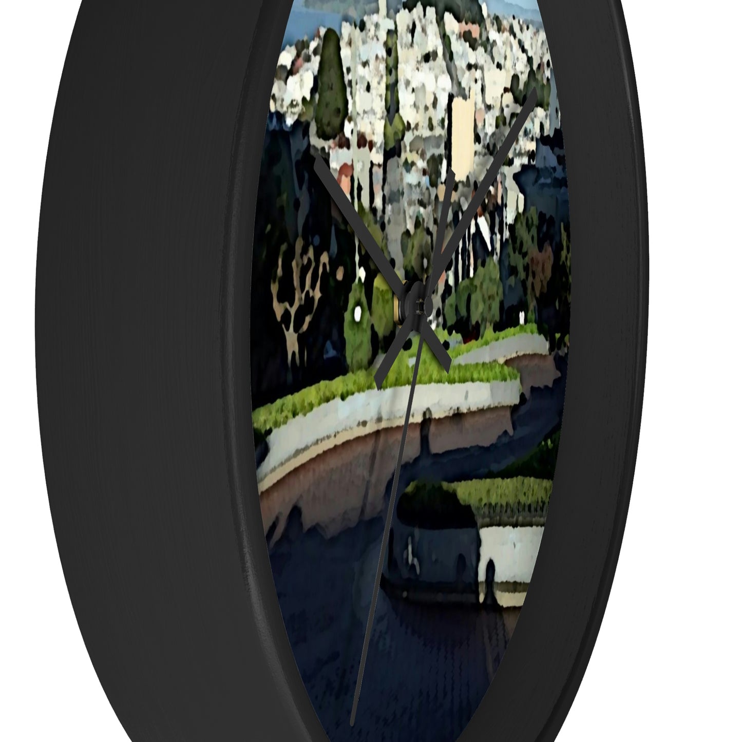 Wall clock ... "Lombard Street San Francisco, CA, USA" ... Family Archives 1970's ... Original Works ...