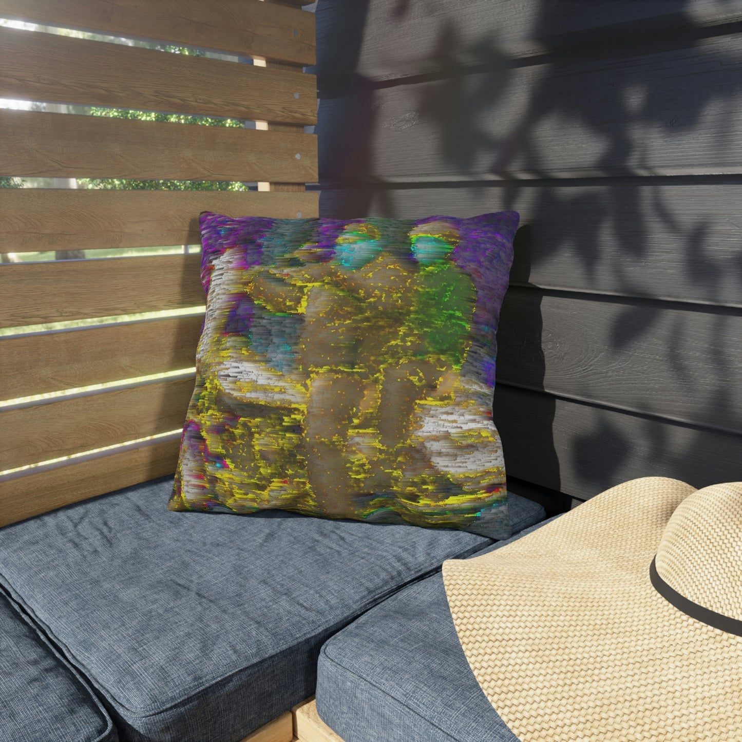 Outdoor Pillows ... "And 'I' Left His Dead A_s There By The Side-of-The-Road" ... Original Works ... (Grateful Dead: Me-And-My-Uncle)