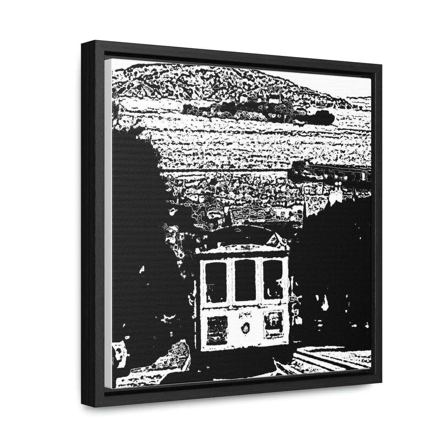 Gallery Canvas Wraps, Square Frame /// San Francisco ... 'A Rice-A-Roni-A-San Francisco Treat' ... "A Cable Car Classic" ... Family Archives: 1973 ... Original Works ...