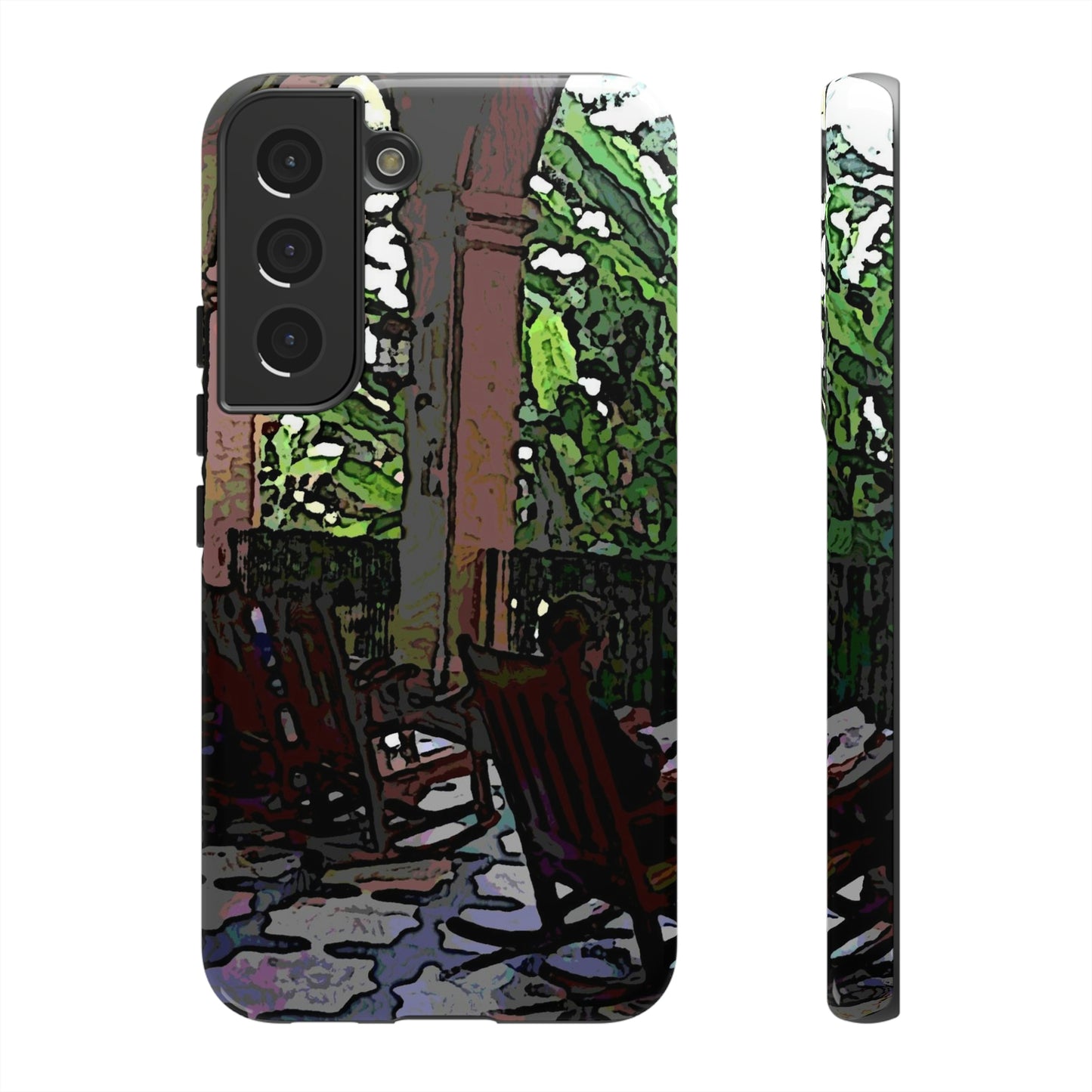 Tough Cases ... Lanai & Rocking Chairs At: 'The Pink Palace' ... The Royal Hawai'ian ... Honolulu, HI ... '27Oct2014' ... Original Works ...