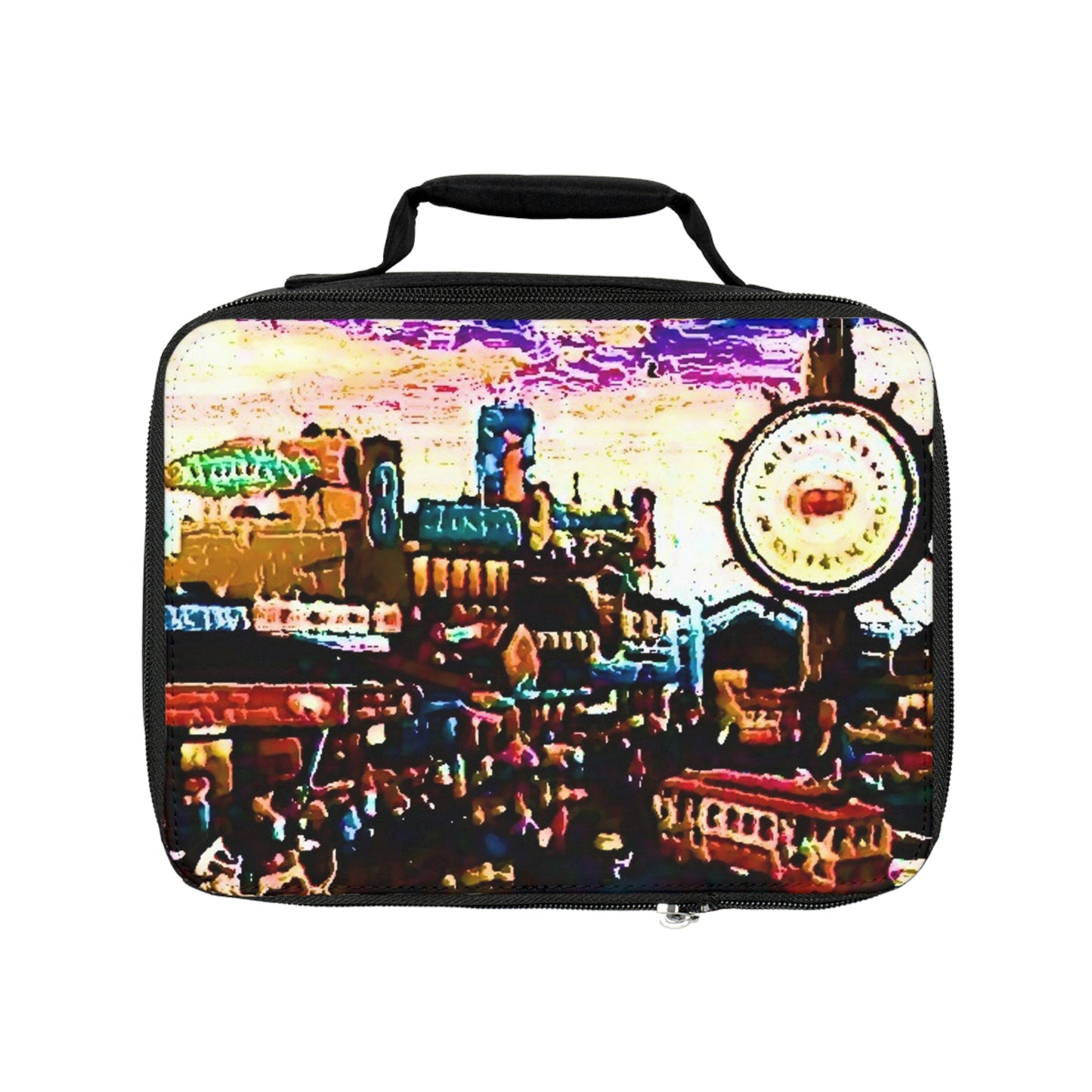 Lunch Bag ...  "No.9 Fishermen's Grotto - Fishermen's Wharf, SF, California" ... Family Archives: 1970's ... Original Works ...