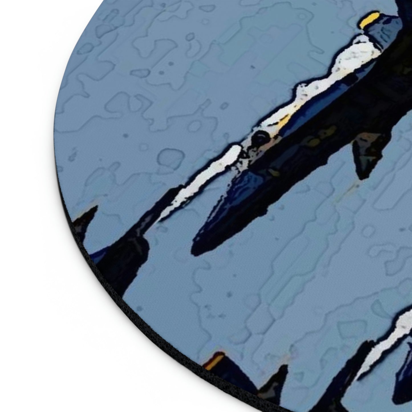 Mouse Pad  ... Seattle Seafair ..."Blue Angels Run Over Lake Washington" ... Circa Mid 1980's ... Dr FJ Holt ... Original Works ...