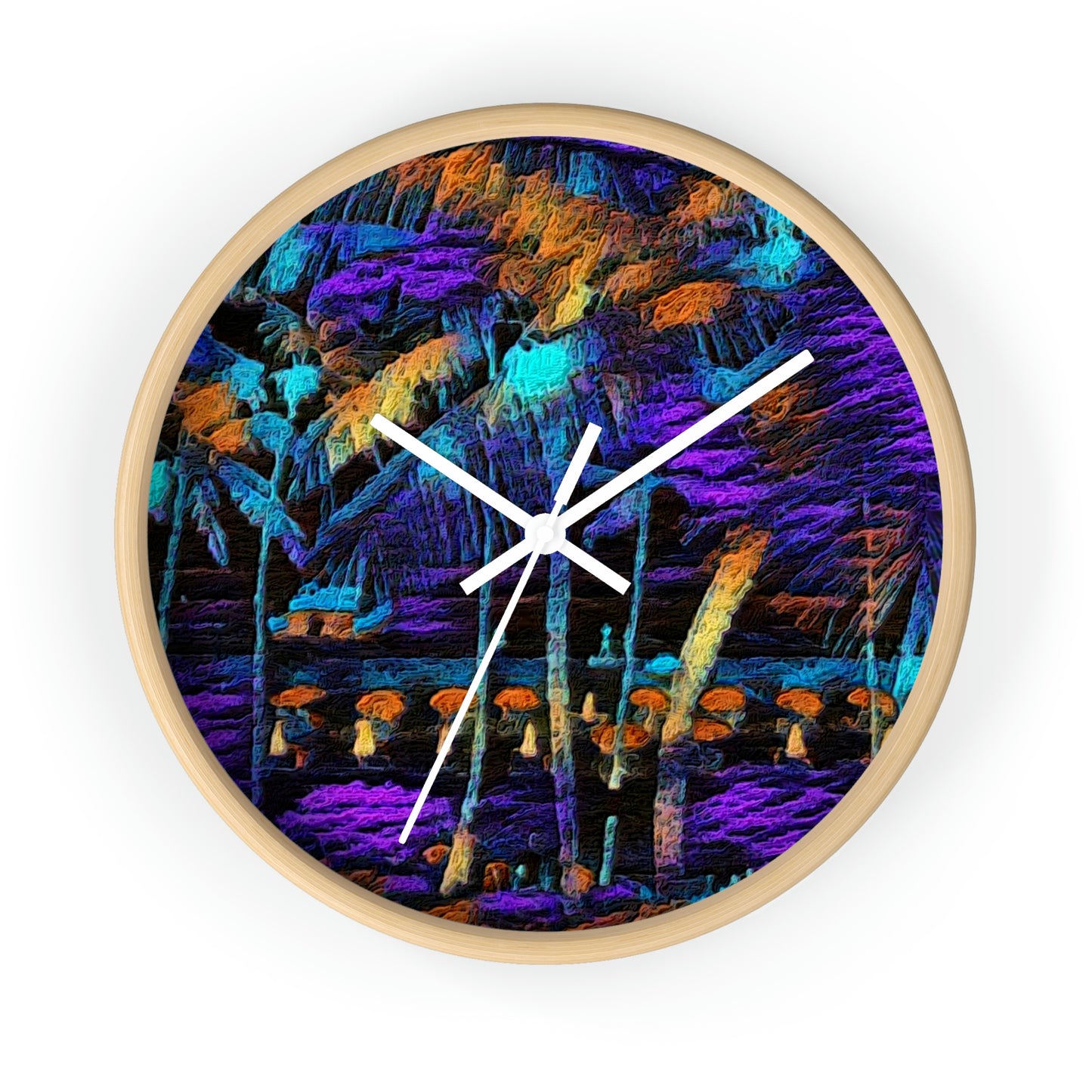 Wall Clock ... "The Royal Hawai'ian: Waikiki Beach_Beach" ... Honolulu, HI ... Ocotber 2014 (Halloween) ... Original Works ...