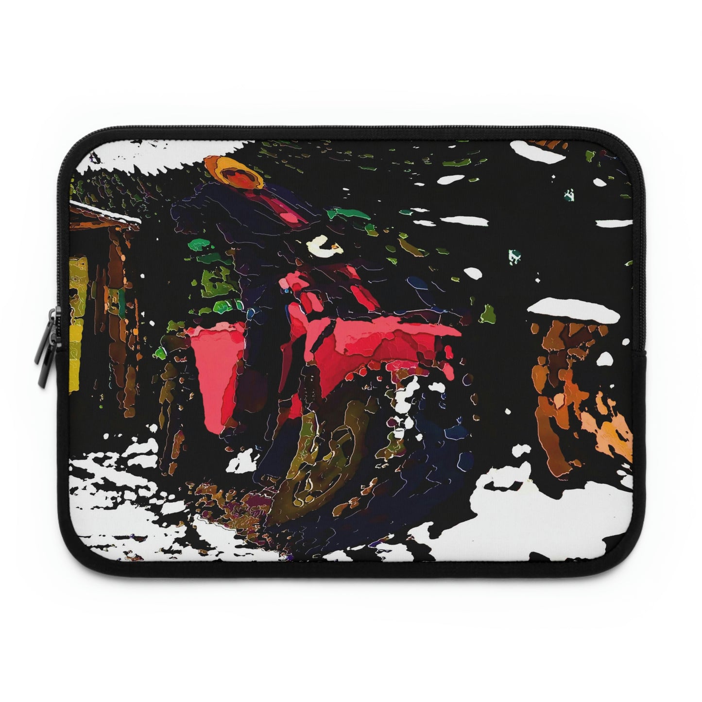 Laptop Sleeve ... Snow ... Fractals ... Three-Wheeler-Speed ... & "Laptop - Phone Protection On Snowy Days" ...
