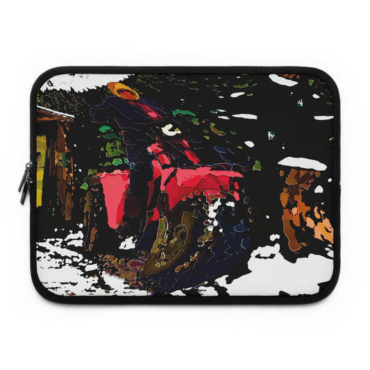 Laptop Sleeve ... Snow ... Fractals ... Three-Wheeler-Speed ... & "Laptop - Phone Protection On Snowy Days" ...