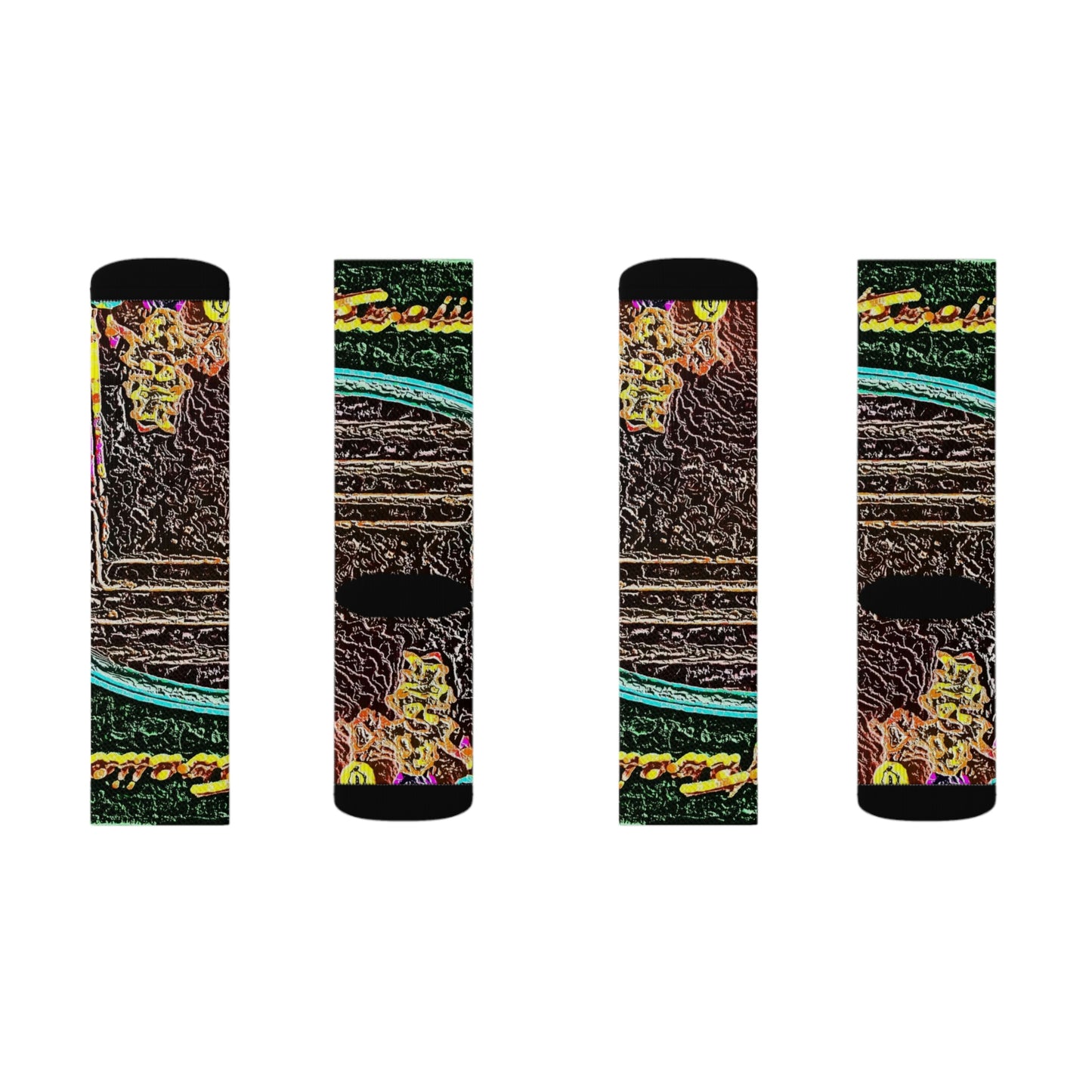 Sublimation Socks ... "La Grande Entree" At: 'The Pink Palace' ... The Royal Hawai'ian ... Honolulu, HI ... '27Oct2014' ... Original Works ...