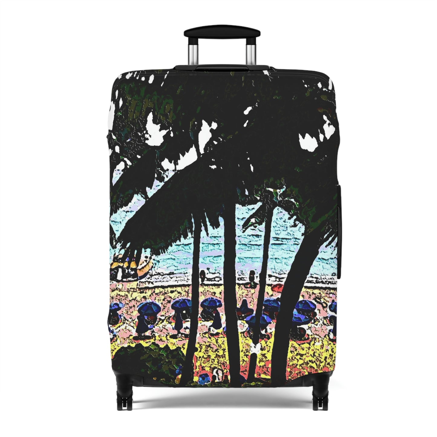 Luggage Cover ... "A Beautiful Beach Amongst The Palms" ... The Outrigger Waikiki, Honolulu, Oahu ... Original Works ...