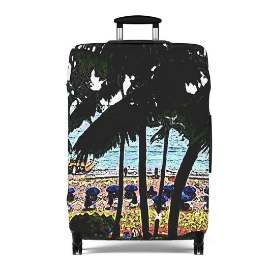 Luggage Cover ... "A Beautiful Beach Amongst The Palms" ... The Outrigger Waikiki, Honolulu, Oahu ... Original Works ...