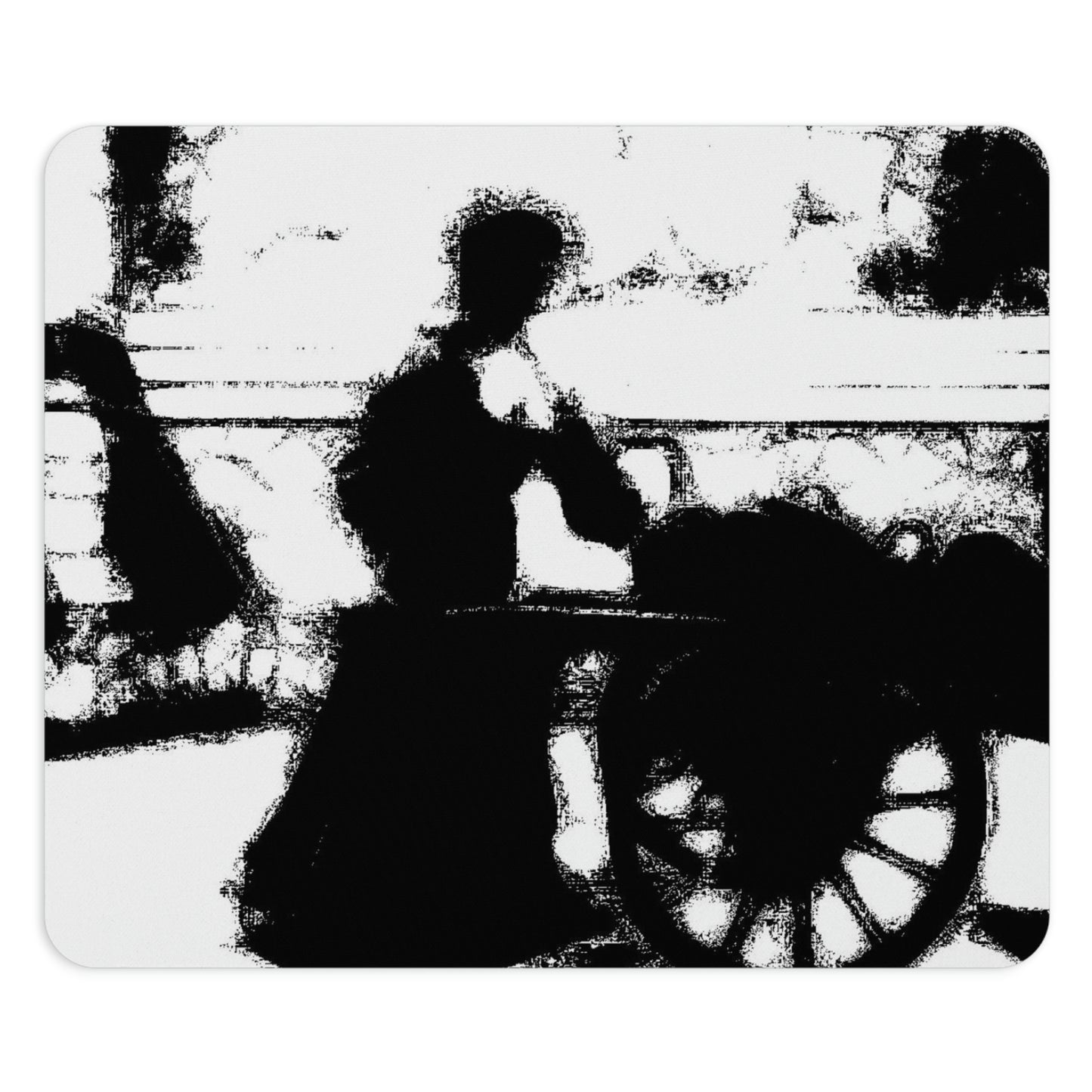 Mouse Pad ... Dublin's "Molly Malone Along Grafton Street" ... Cryin' Cockels & Muscles Alive-Alive-Oh ... Circa 2003 ... Original Works ...