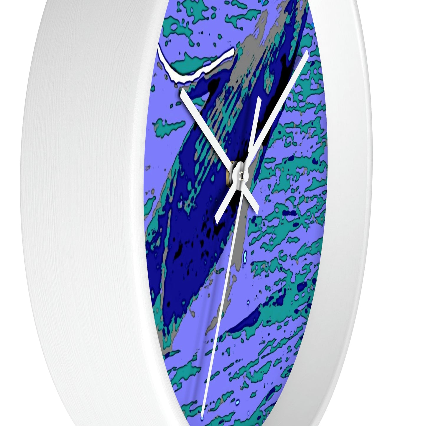 Wall clock .... Baby Humpback Breaching ... Maui, HI: April 2022 ... "Family Archives: KPH" ... Original Works ...