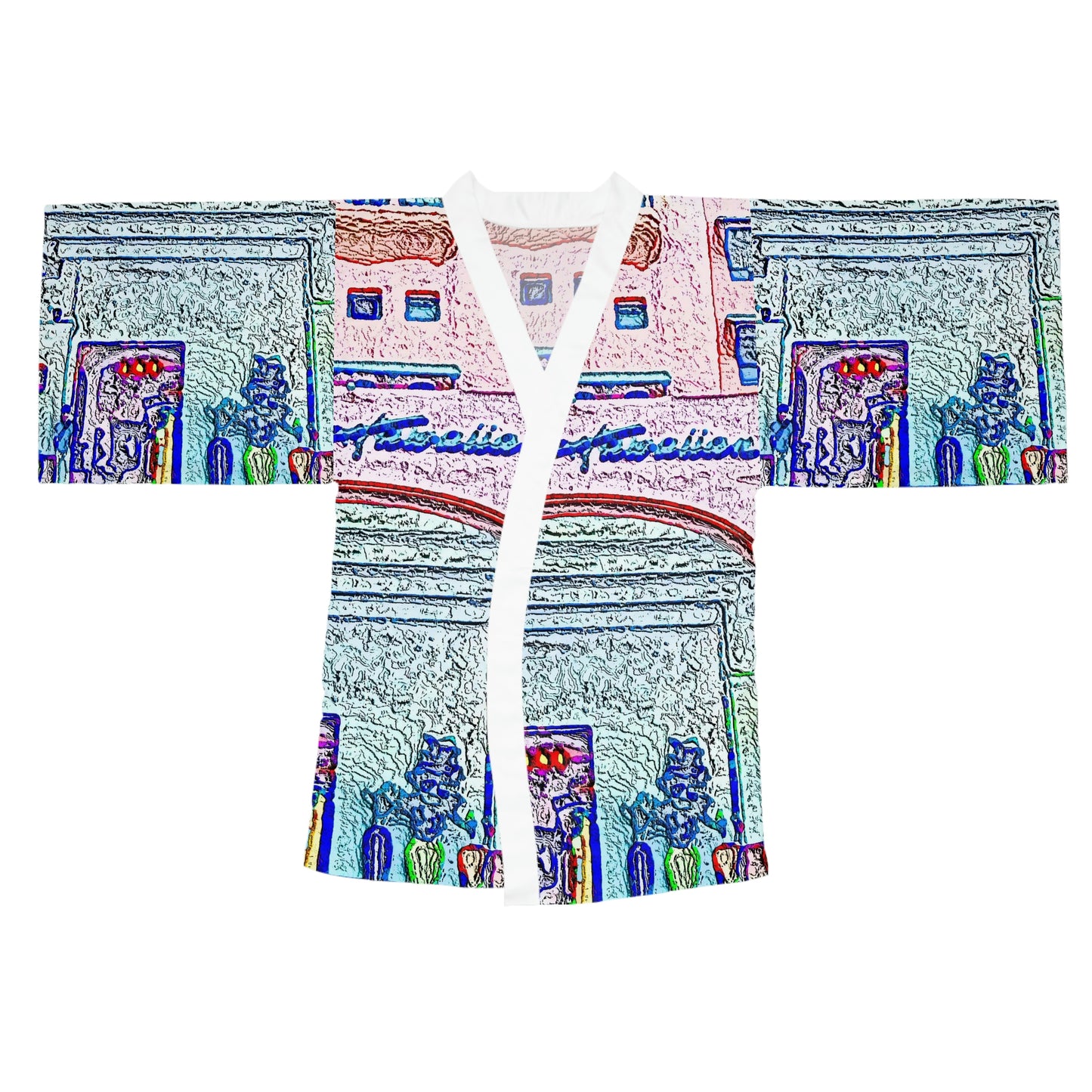 Long Sleeve Kimono Robe ... "La Grande Entree" At: 'The Pink Palace' ... The Royal Hawai'ian ... Honolulu, HI ... '27Oct2014' ... Original Works ...