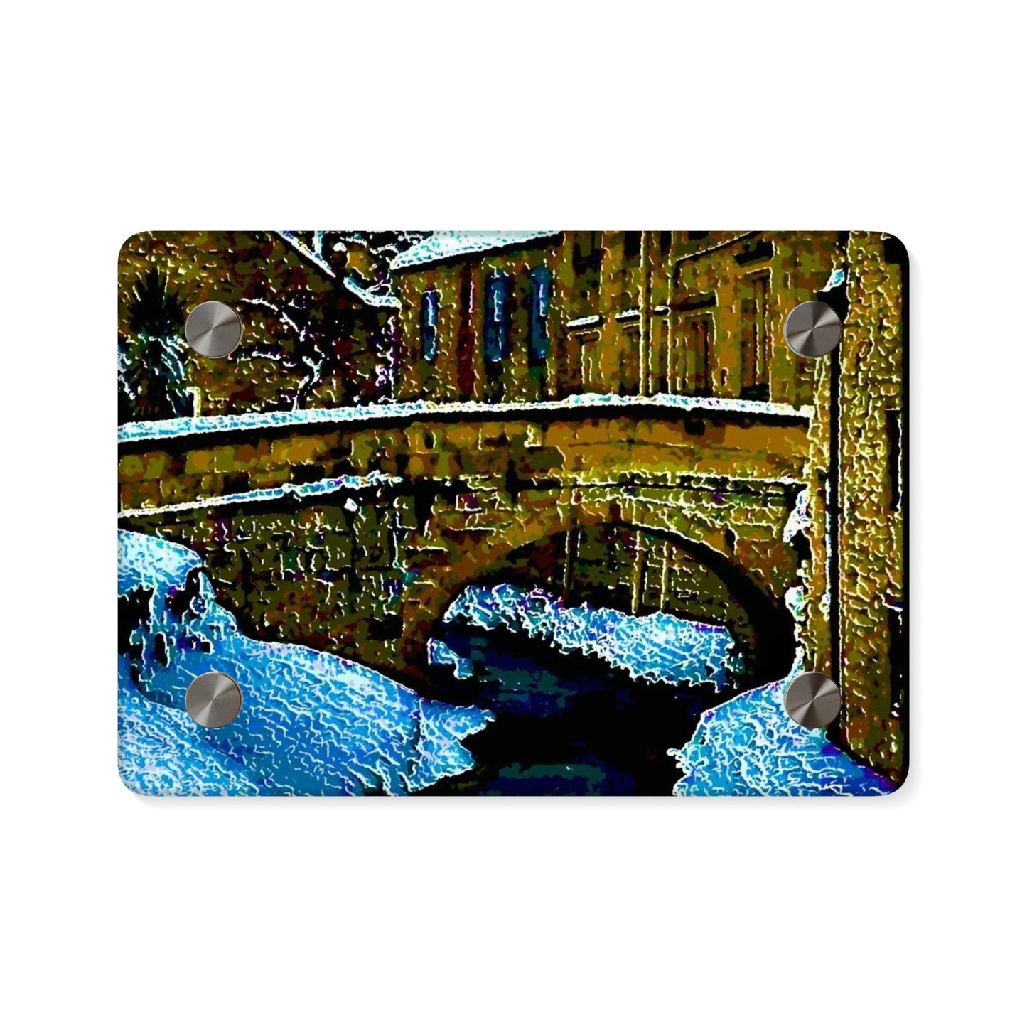 Acrylic Wall Art Panels ... Walikng The Streets & Alleys ... 'Strolling The Canals ... '  ... Original Works  ...