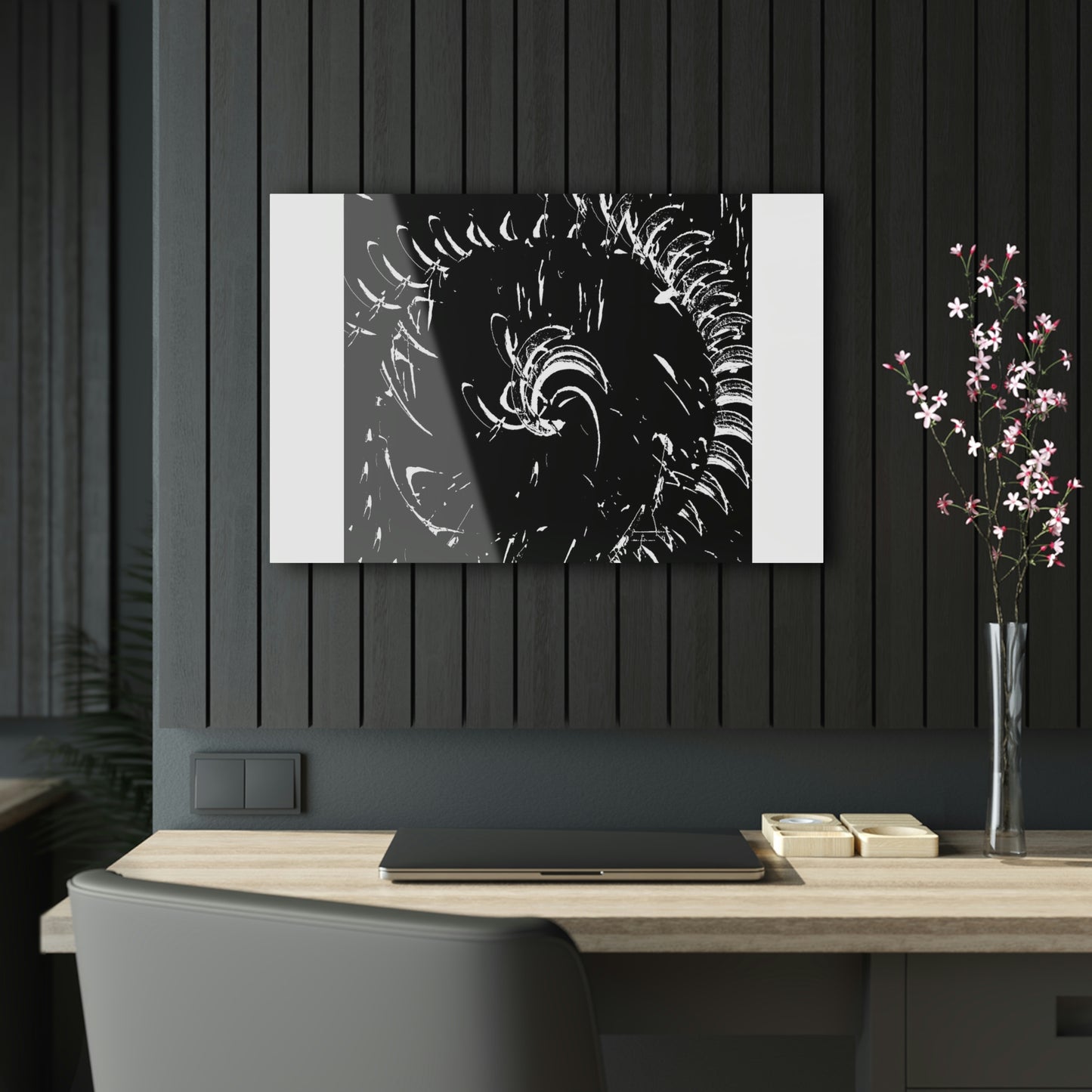 Acrylic Prints ... "Waning Moon" ... Central Idaho ... October 2022 ... Rendering Time: 22 Hours ... Original Works ...