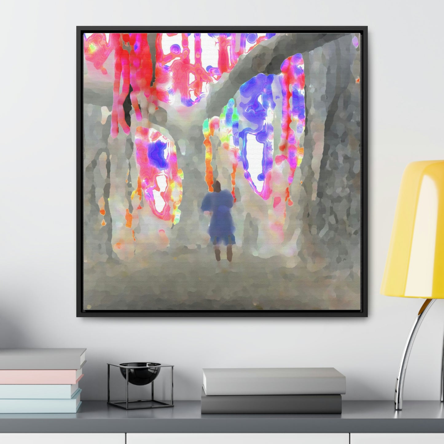 Gallery Canvas Wraps, Square Frame ... 'More' ... Jesuit Philosophy ... "In The Polynesian Banyans ..."