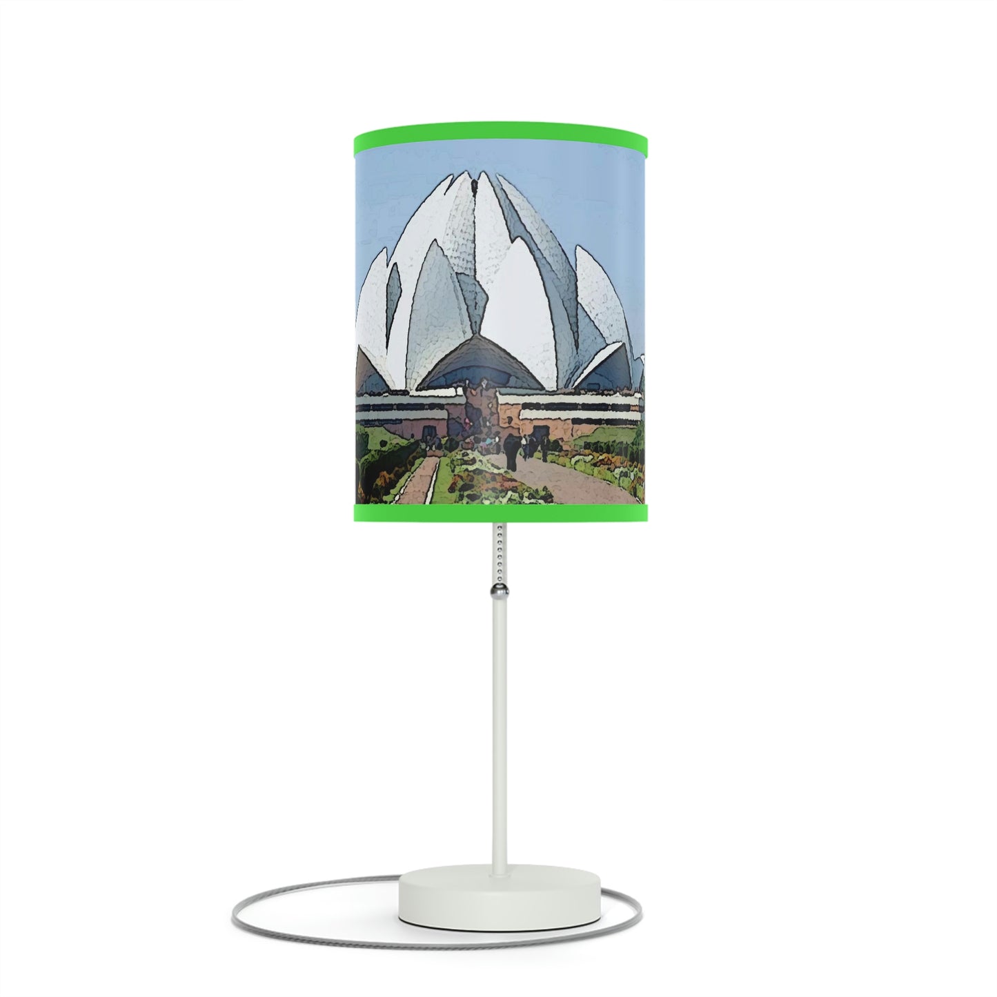 Lamp on a Stand, US|CA plug ... 'Bahai'i House-Of-Worship' ... "Lotus Temple: Delhi, India, 2008" ... Original Works ...