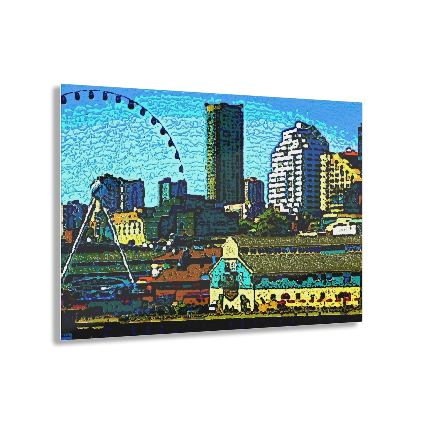 Acrylic Prints... That Classic Wheel ... 'Seattle's Wheel' ... & An Old Classic Waterside Vendors ...  'Family Archives' ... Original Works ...