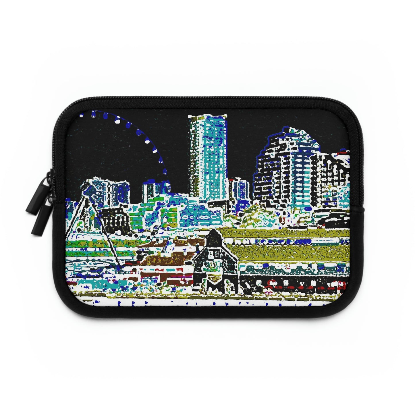 Laptop Sleeve ... That Classic Wheel ... 'Seattle's Wheel' ... & Old Classic Waterside Vendors ...  'Family Archives' ... Original Works ...