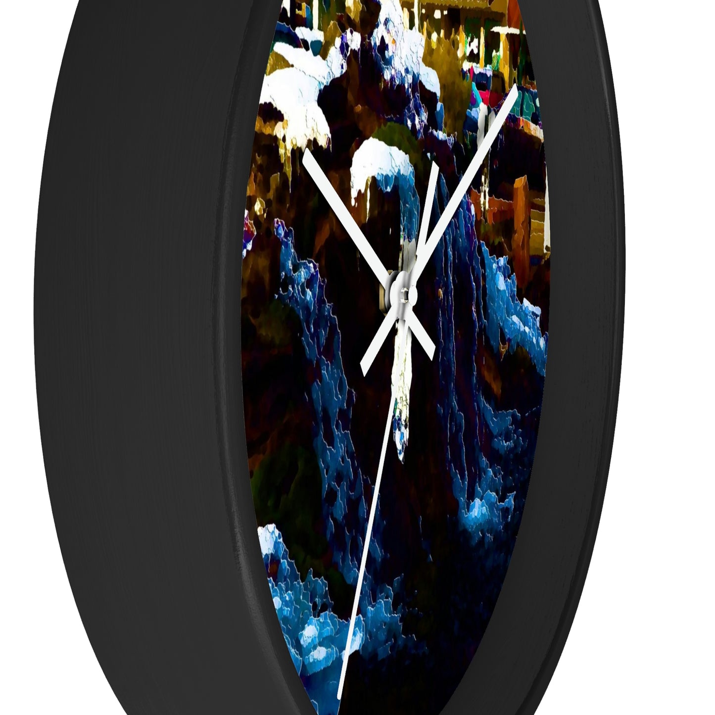 Wall clock ...  "Ice & Water Sculpted" ... Downtown Grangeville, Idaho ... Adjacent To Irwin Pharmacy ... 5Jan23 ... Original Works ...