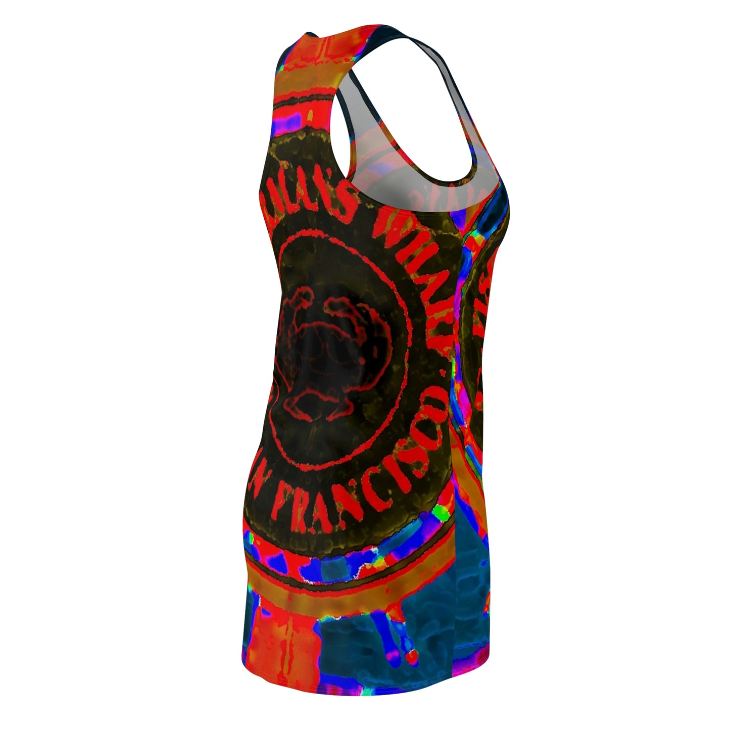 Women's Cut & Sew Racerback Dress ... "No.9 Fishermen's Grotto - Fishermen's Wharf, SF, California" ... Family Archives: 1970's ... Original Works ...