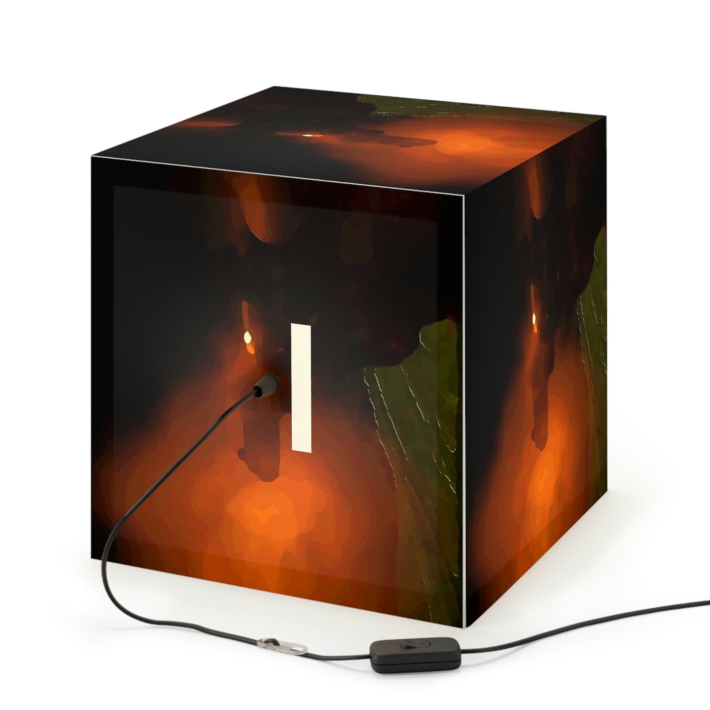 Light Cube Lamp ... Ruger .357 Magnum Early-Morning-Target-Practice ... 'Circa April 2022' ... Original Works ...