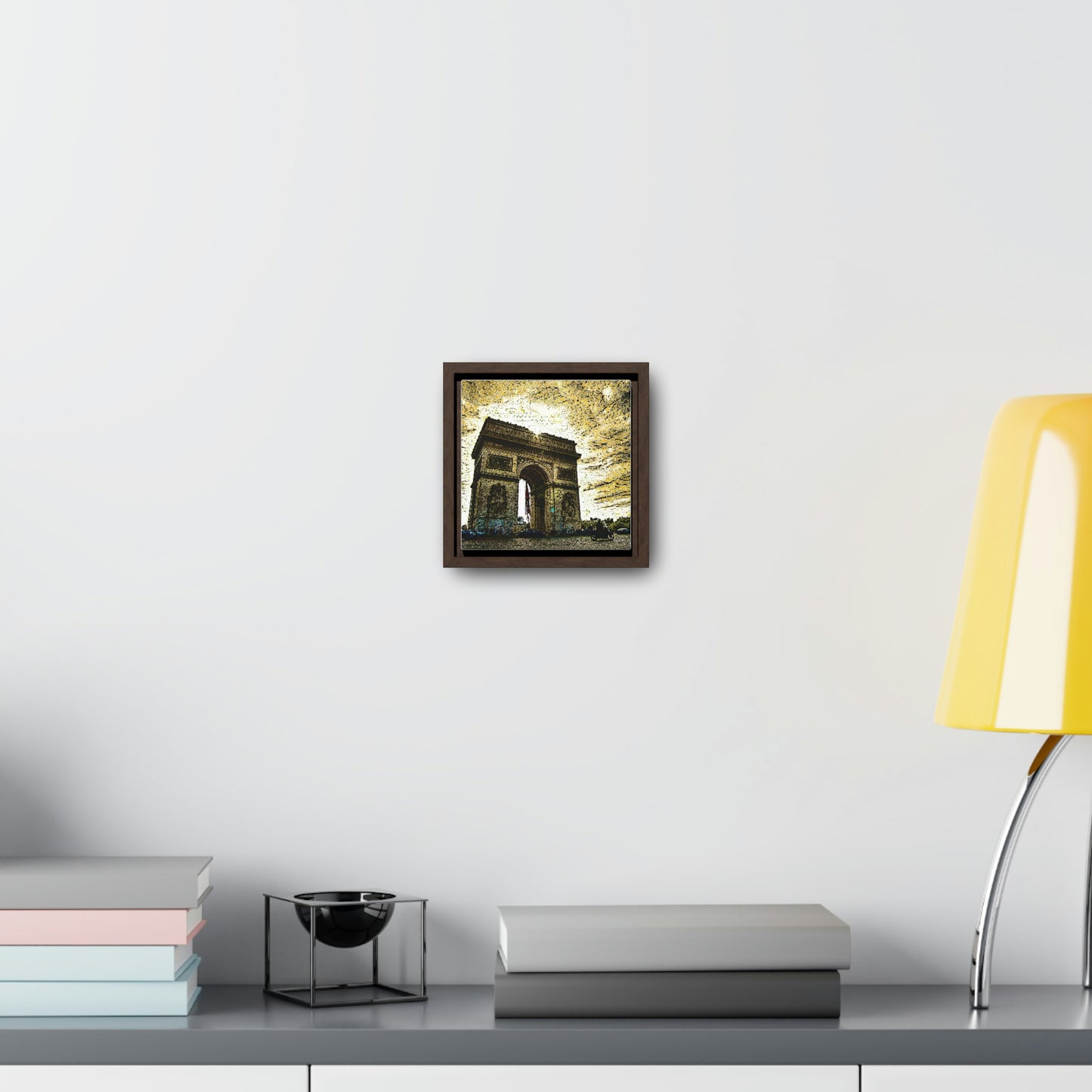 Gallery Canvas Wraps, Square Frame ...  L'Arc de Triomphe ... 'Barbara Joan Bonnell-Holt Photo' ... Circa 1972 ... Oringinal Works ...