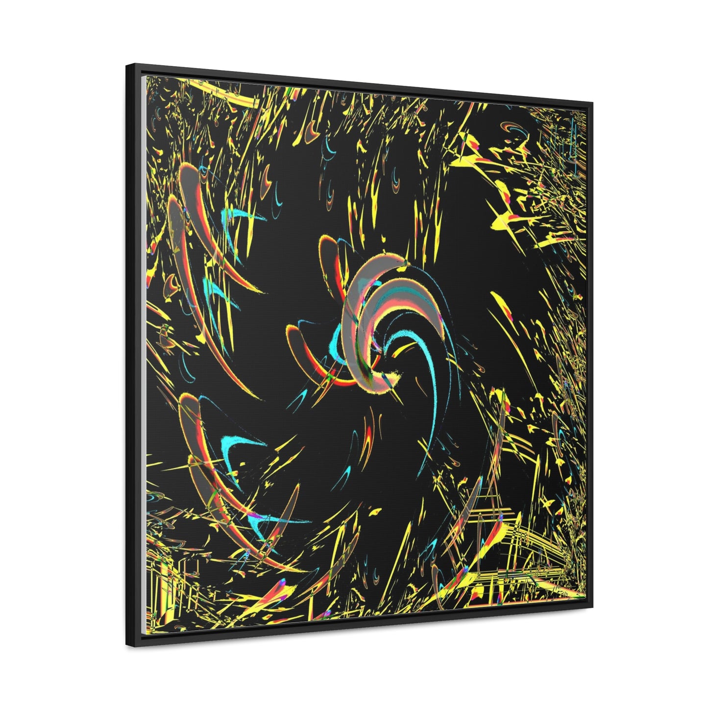 Gallery Canvas Wraps, Square Frame ... "Waning Moon" ... Central Idaho ... October 2022 ... Rendering Time: 22 Hours ... Original Works ...