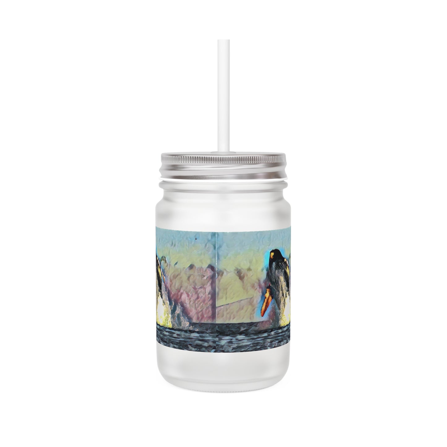 Mason Jar ... An Extraordinary Humpback Breach ... 'With Explosive Energy' ... Family Archives (KPH) ... Circa: 21st Century. Maui, HI ... Original Works ...