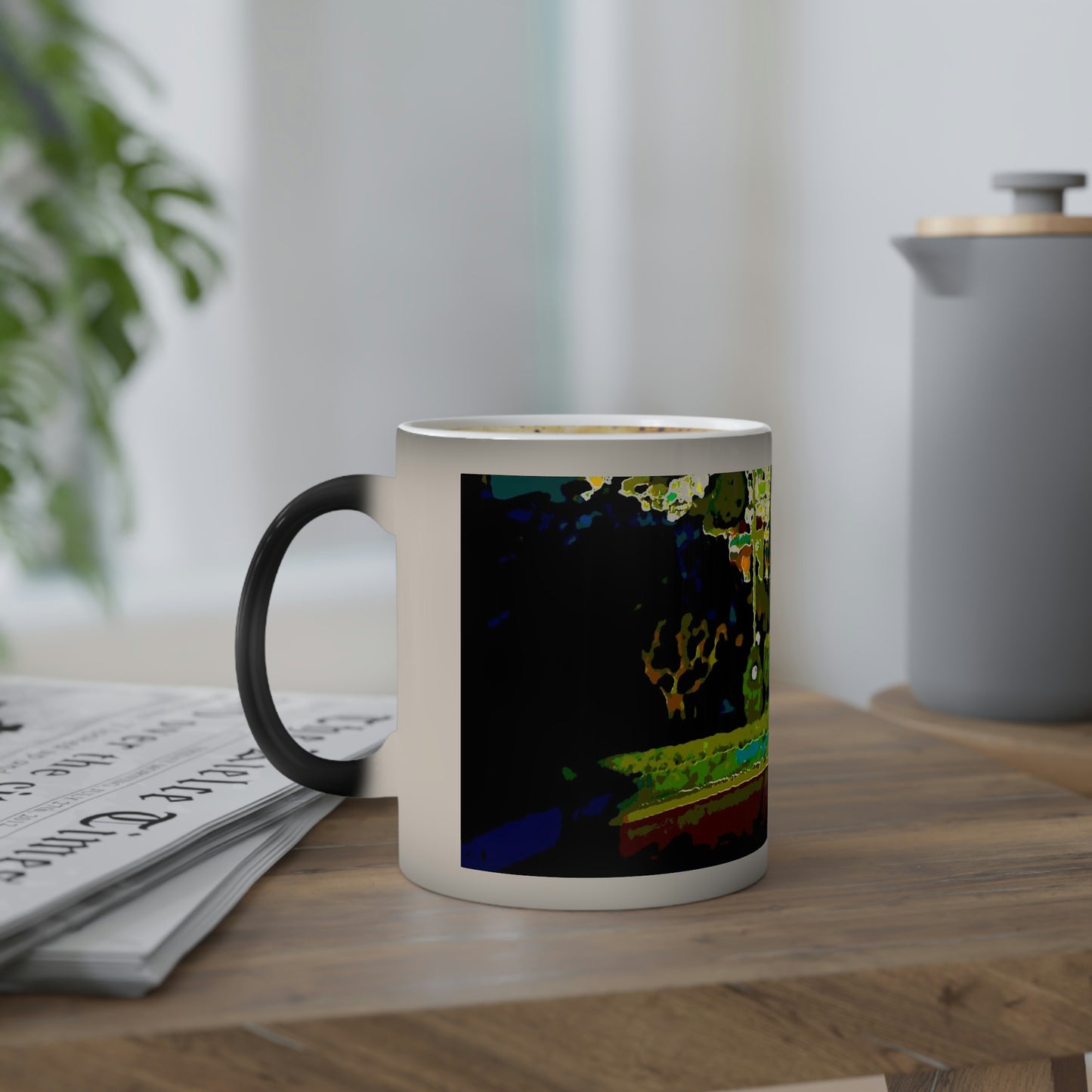 Color-Changing Mug, 11oz ...  "Lombard Street San Francisco, CA, USA" ... Family Archives 1970's ... Original Works ...