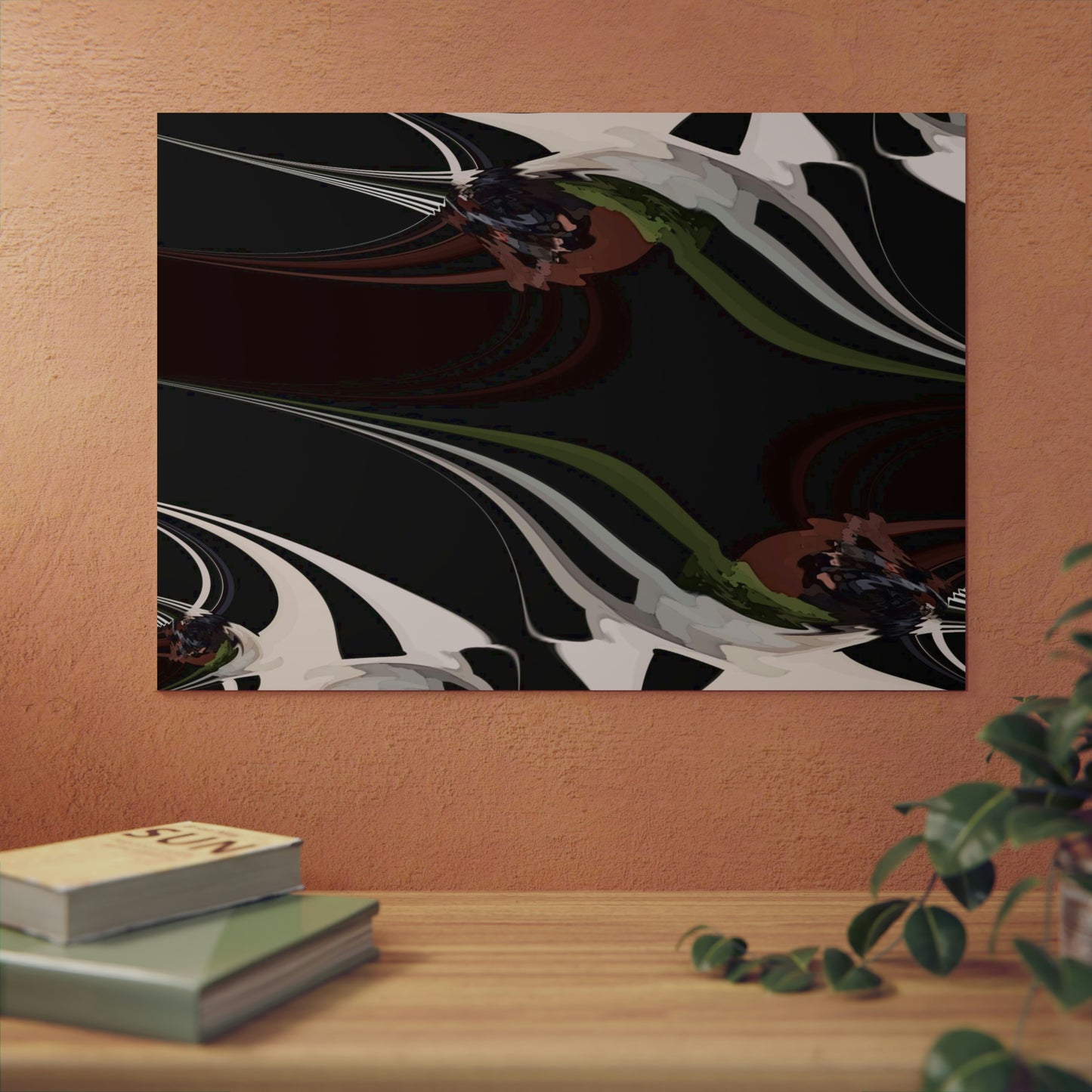 Aluminum Composite Panels ... Waves-Waves-Waves ... "From Working Cabaret Worker To Waved_Illusion_2" ... European Client ... Jan23 ... Original Works ... Mandelbrot_Fractal Series ...
