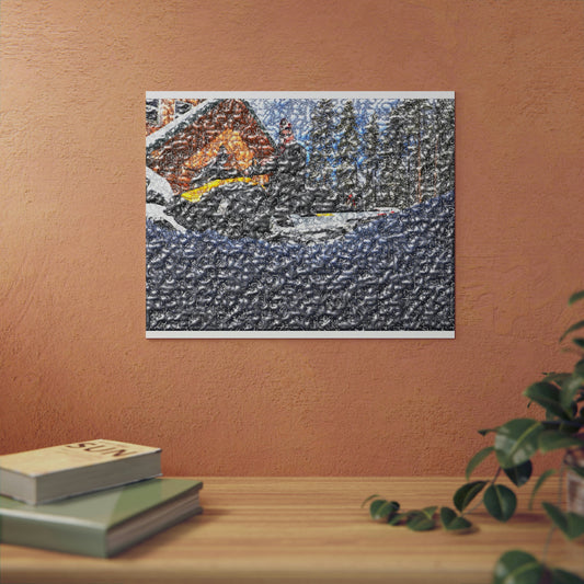 Aluminum Composite Panels ... "Packing After The Storm" ... Circa 3Apr23 ... Rhett Creek, Idaho, USA ... Original Works ...