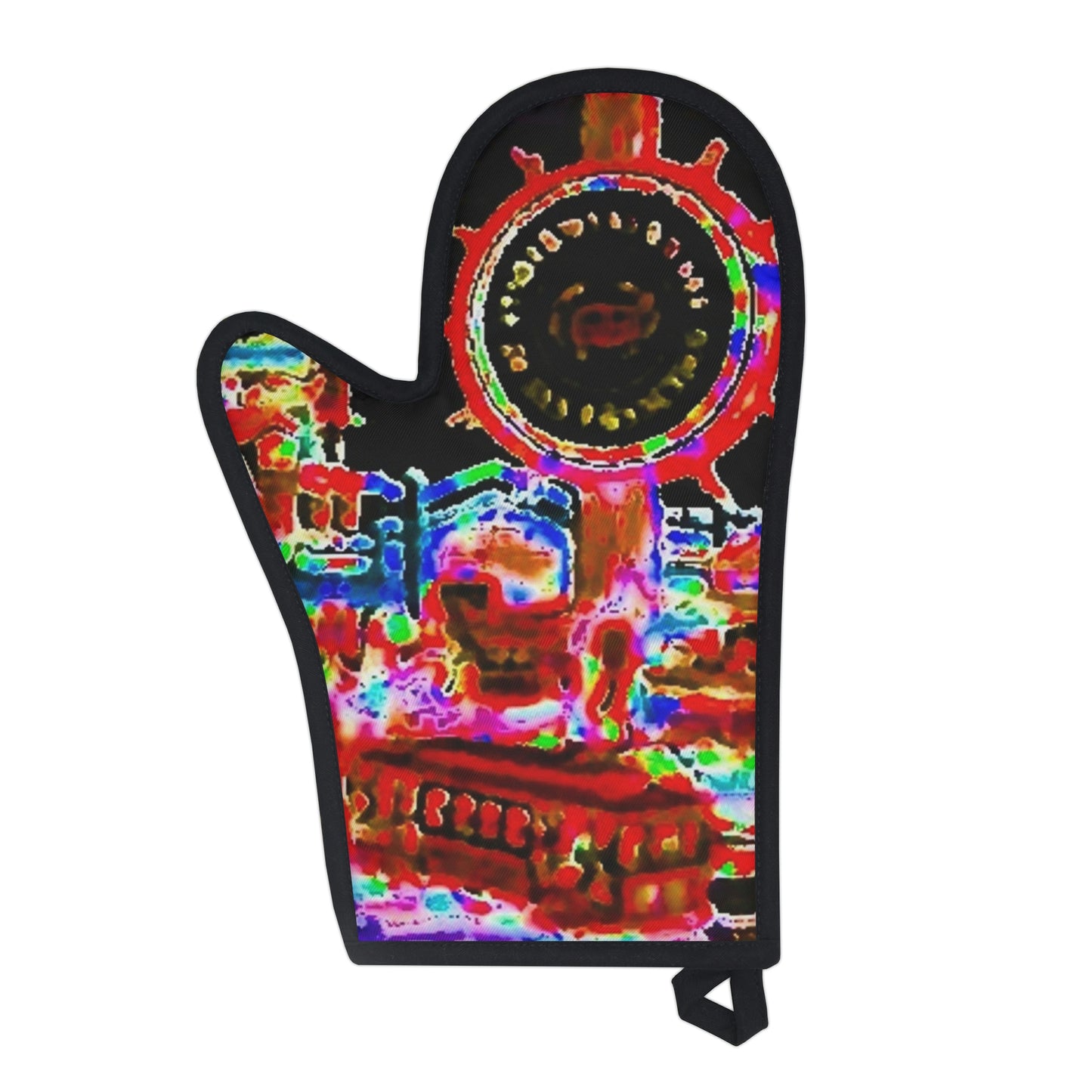 Oven Glove ... "No.9 Fishermen's Grotto - Fishermen's Wharf, SF, California" ... Family Archives: 1970's ... Original Works ...