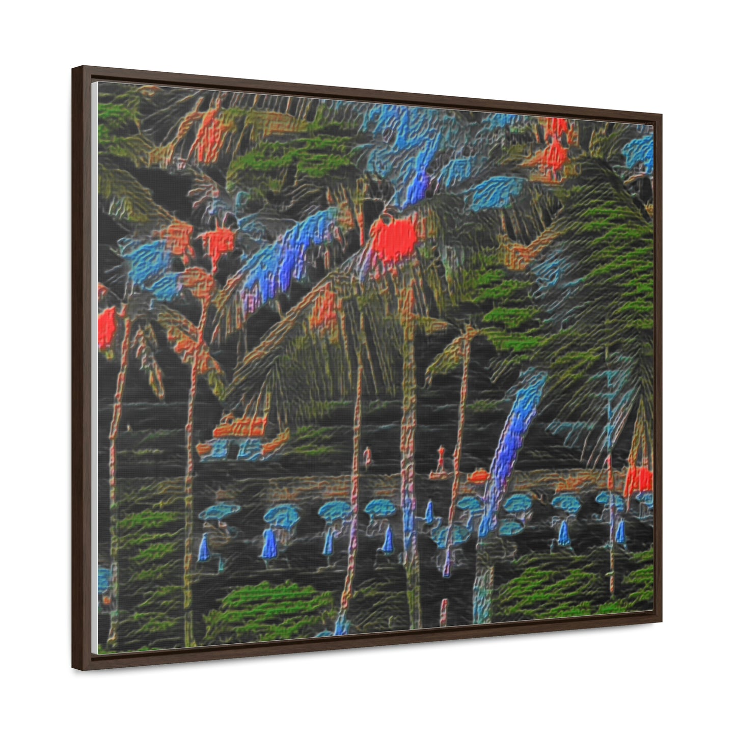 Gallery Canvas Wraps, Horizontal Frame ... "The Royal Hawai'ian: Waikiki Beach_Beach" ... Honolulu, HI ... Ocotber 2014 (Halloween) ... Original Works ...
