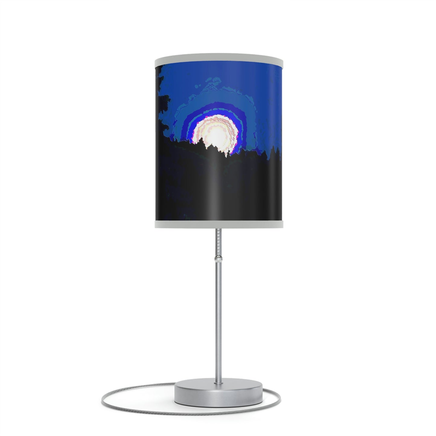 Lamp on a Stand, US|CA plug ... "The Road Home" ...' Over The River & Through The Woods To? ...' ... Moonscape Near Elk City, Idaho ... Original Works ... 5Jan23 ...