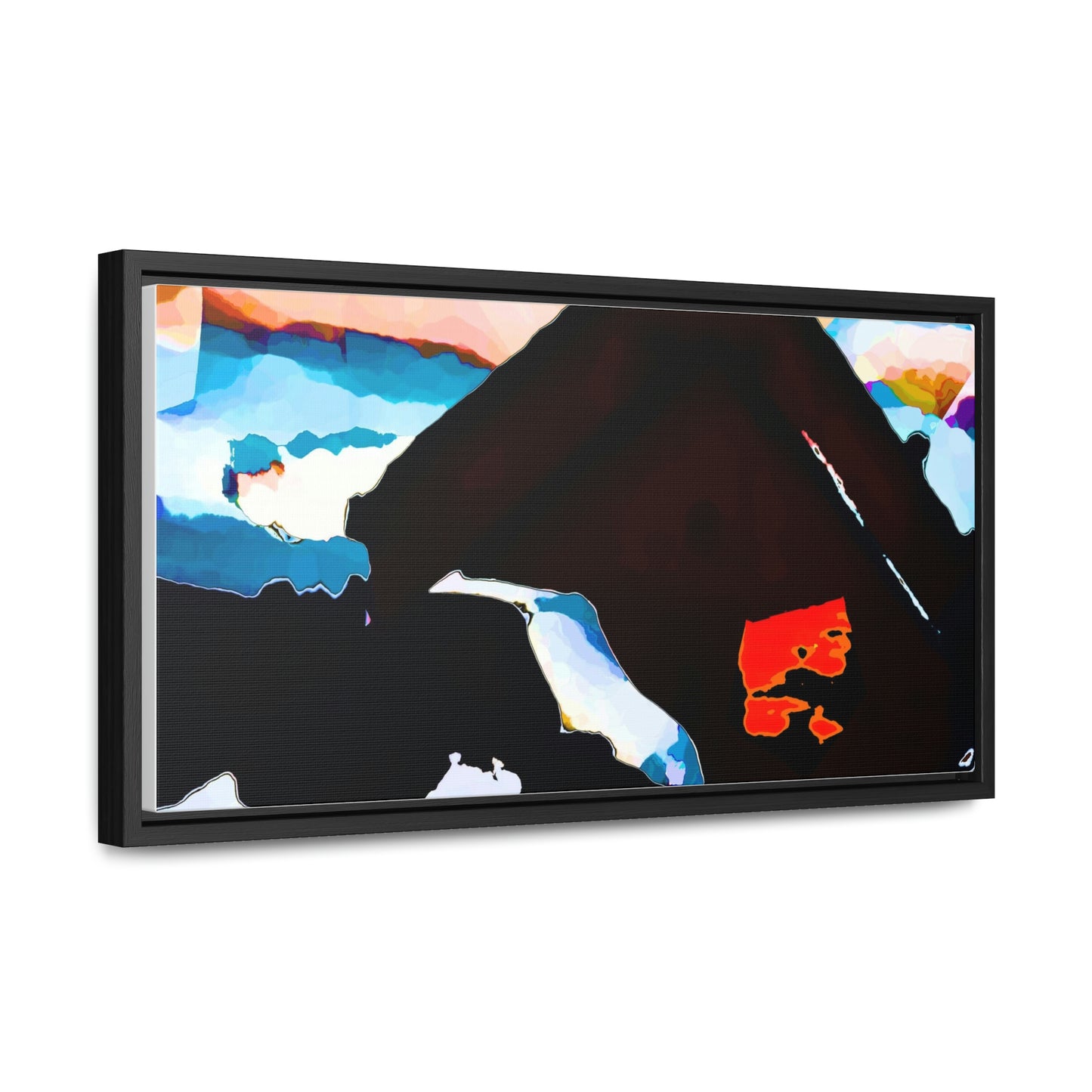 Gallery Canvas Wraps, Horizontal Frame ... After An Intense Snow Storm ... 'Digging Out' ... A Vehicle & Cabin "In The Mountains" ... March 2023 ... Original Works ...