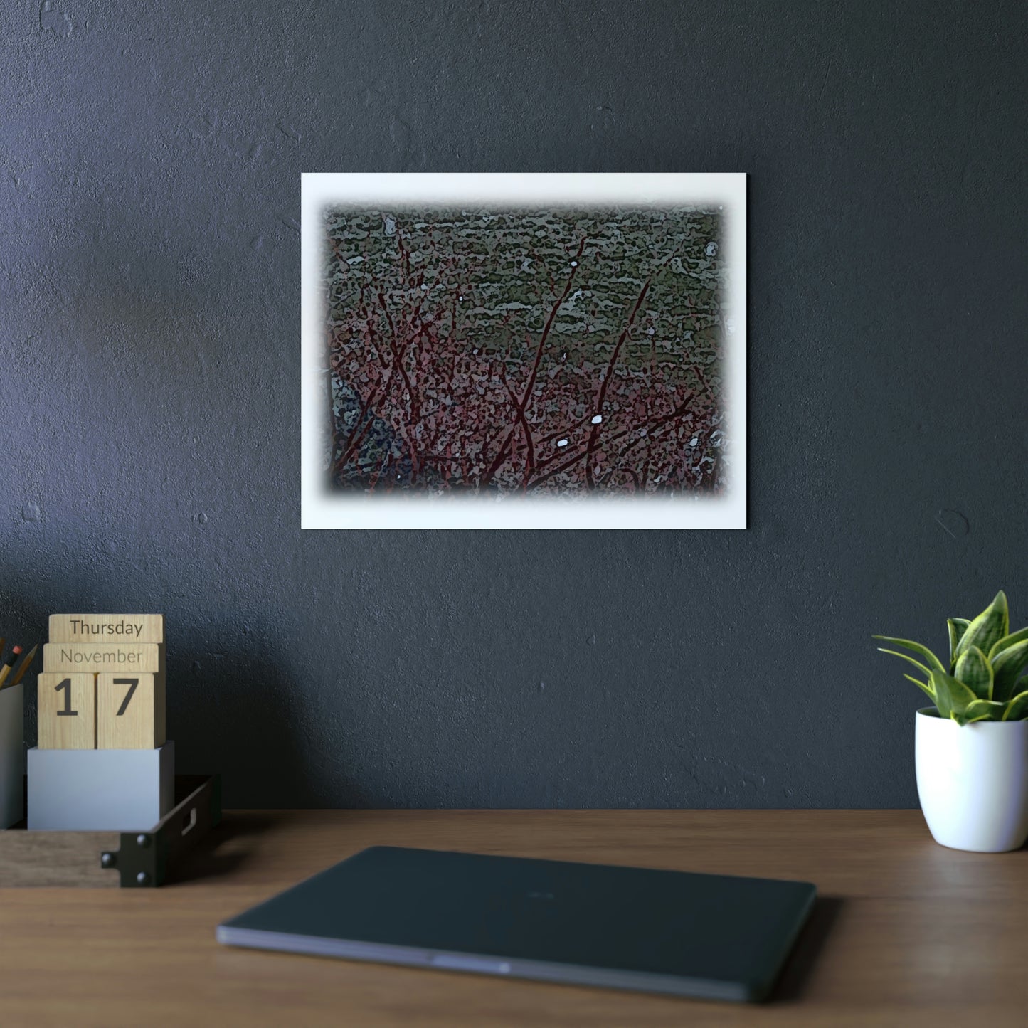 Aluminum Composite Panels ... Cornus Stolonifera: 'Red Osier Dogwood' ... "Down By The River" ... Noth Fork Clearwater River, Trappers Creek Area, Idaho ... May 2022 ... Original Works ...