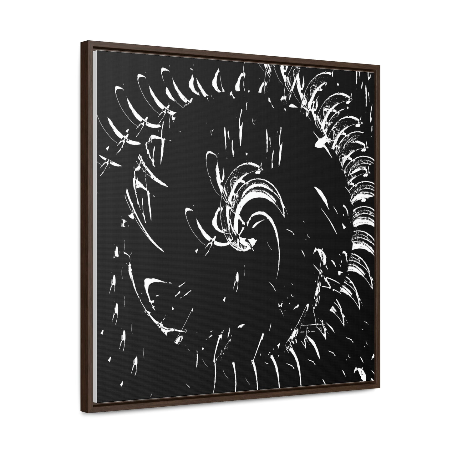 Gallery Canvas Wraps, Square Frame ... "Waning Moon" ... Central Idaho ... October 2022 ... Rendering Time: 22 Hours ... Original Works ...