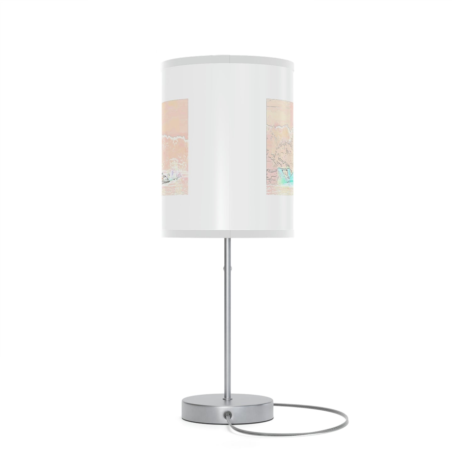 Lamp on a Stand, US|CA plug ... Seattle Columbia Cup On Lake Washington ... "Dave Wilcox Heads For The Win" ... Associate Gift-Photo ... Original Works ...