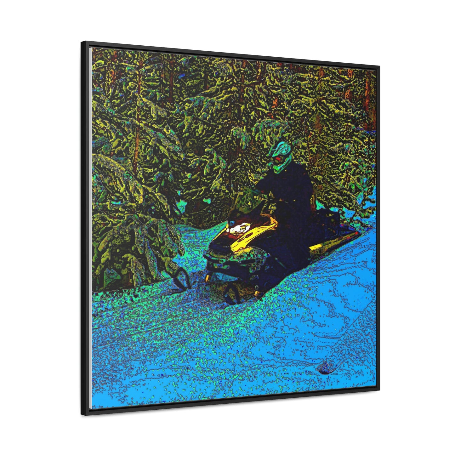 Gallery Canvas Wraps, Square Frame ... Yep ... "Another Day ... Riding Through The Wilderness ... " ... February 2023 ... Original Works ...